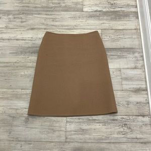Tan Prada Mini Skirt